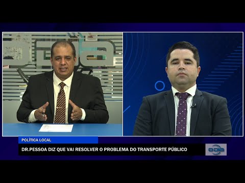 Prefeito Dr Pessoa comenta sobre transporte público e apoio a Lula 24 10 2022