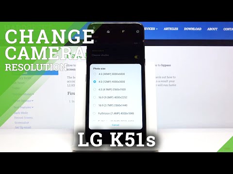 How to Change Photo Resolution in LG K51s – Camera Configuration