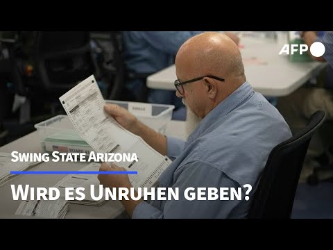Umkämpfter Wahlkreis in Arizona bereitet sich auf Unruhen vor | AFP