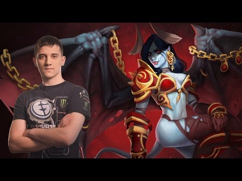 Arteezy Queen of Pain plays in Dota 2