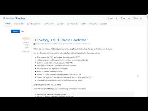 OSS License compliance with FOSSology - Hands on Training