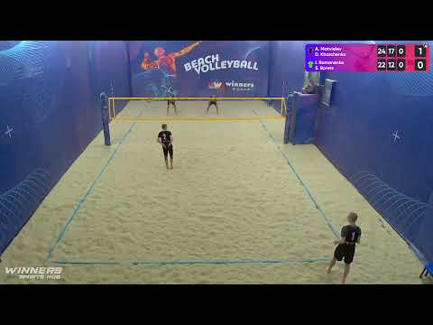 10:30 A. Matvieiev / D. Kharchenko - I. Romanenko / S. Borets 27.10.2022 | Winners Beach Volleyball