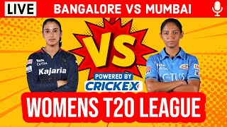 Live: Bangalore vs Mumbai, 19th T20 | Live Scores & Commentary | RCB vs MI WPL Live Score
