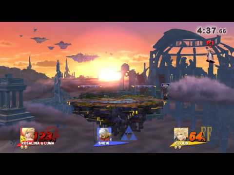 Nimious (Rosalina and Luma) Vs. Cacogen (Cloud) SSB4 Friendlies Match 3