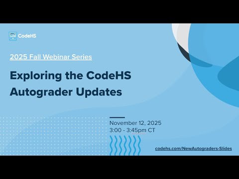 Exploring the CodeHS Autograder Updates thumbnail