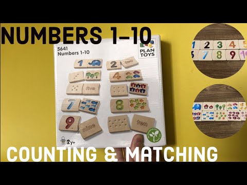 Plan Toys Numbers 1-10 unboxing & kids Learning Counting