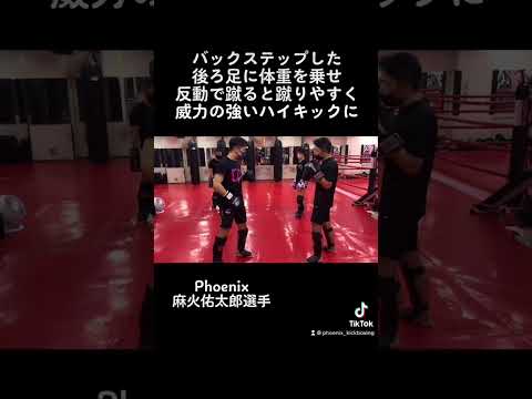 相手を引き込んで撃ち込むカウンターのハイキック