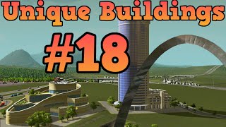 Cities Skylines Unlocking unique buildings Ep18 Grand Mall, Cathedral of Plentitude