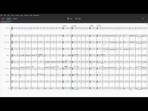 Bluecoats 2014 "Tilt" Brass Transcription