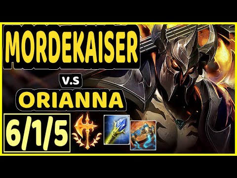 TINOWNS (MORDEKAISER) vs ORIANNA - 6/1/5 KDA MID CHALLENGER GAMEPLAY - BR