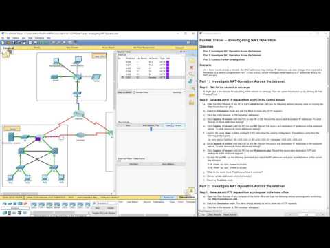 Lab 5.1.2.6 Packet Tracer - Investigating NAT Operation