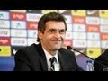 Primera roda de premsa de Tito Vilanova com a entrenador del Barça (temporada 2012/13)