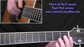 Paul McCartney Heart of the Country Intro Guitar Lesson