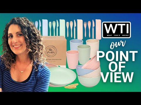 FOODLE Wheat Straw Dinnerware Sets - WTI product video review