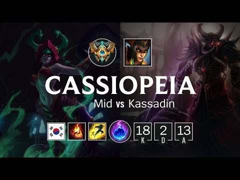 Cassiopeia Mid vs Kassadin - KR Master Patch 8.24