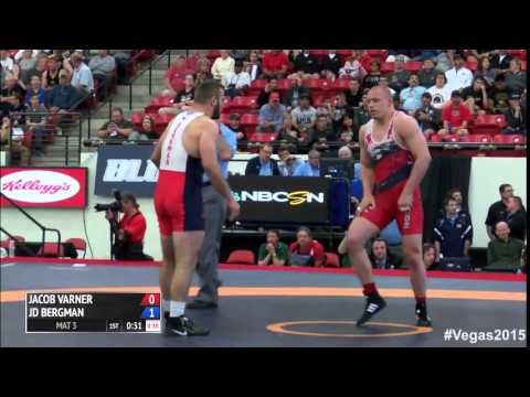 97 kg SF - Jacob Varner (NLWC) vs Jd Bergman (NYAC)