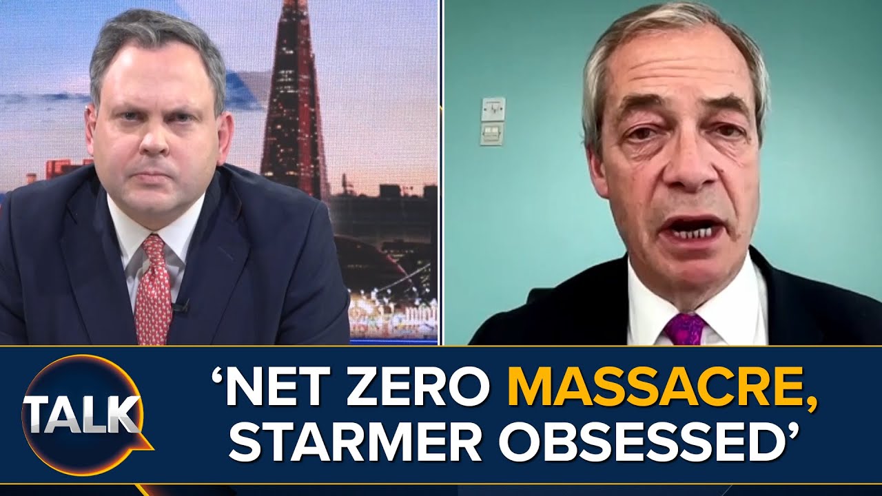 Nigel Farage: 'Net Zero Industrial Massacre' | 'Ukraine Is Corrupt' | 'Rupert Lowe Is Wrong'