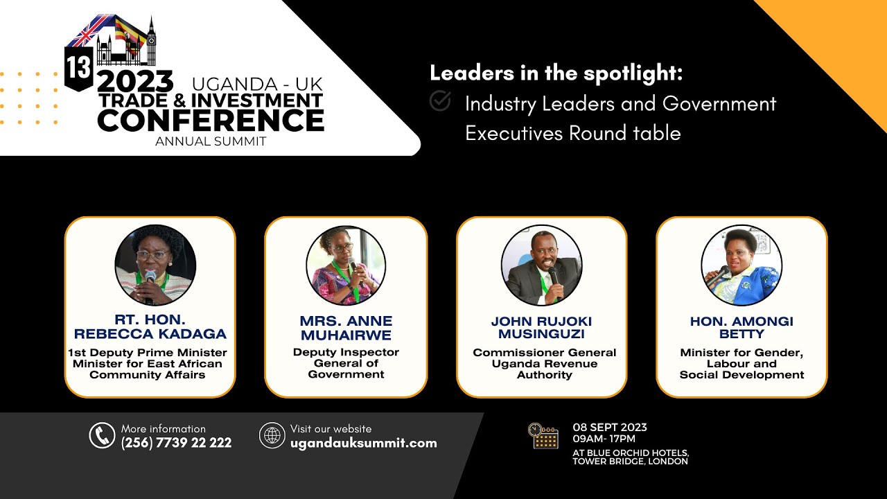 Spotlight on Leaders: A Roundtable with Industry & Government Executives @Uganda-UK Trade Summit2023