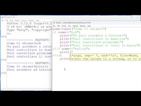 #22 - Python - Ancora sull'istruzione IF ELSE ed aggiungo ELIF
