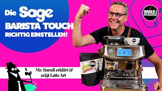 Mr. Baruli stellt SAGE Barista Touch Impress richtig ein