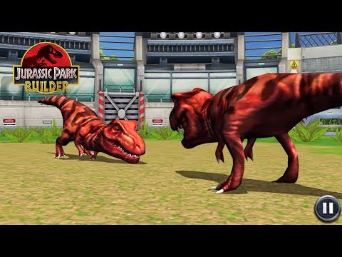 TYRANNOSAURUS vs. TYRANNOSAURUS at STAGE 30: Jurassic Park Builder - IOS Gameplay #19