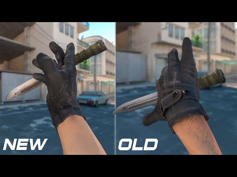 CS2 Bayonet Knife UPDATED - New animations Comparison