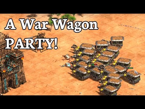 A War Wagon Party! | 4v4 Arabia