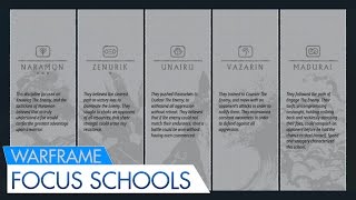 Warframe Focus Schools (Quick Tip)