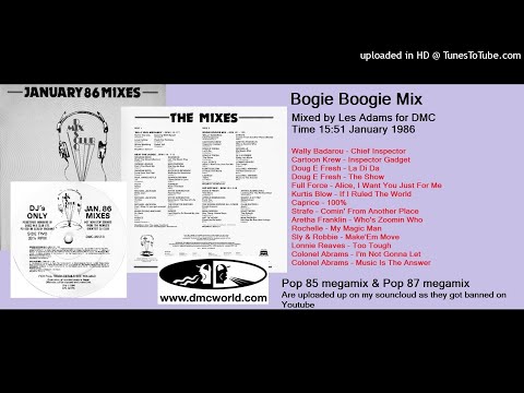Bogie Boogie Mix (DMC Mix by Les Adams January 1986)