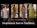 Sequence Saree Haul Bollywood Fashion Saree 2023 Celebrity Inspired Saree Shimmery Saree Draping