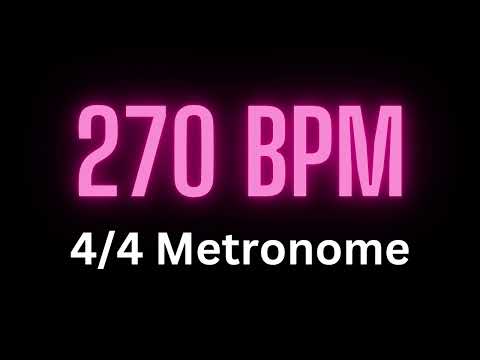 4/4 Metronome - 270 bpm