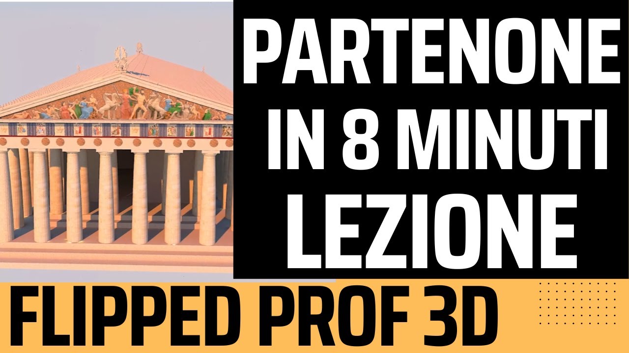 Il Partenone in 8 minuti, spiegazione audio, testo e immagini