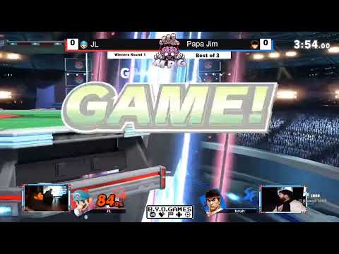 BYOG #31 | JL (Mario) Vs. Papa Jim (Ryu) | Winners Round 1