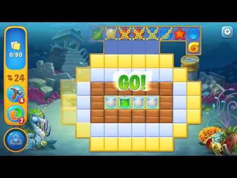 Fishdom level 112 Gameplay (iOS Android)