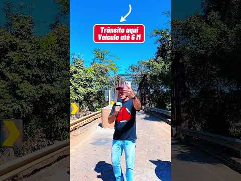 Ponte interditada que liga santo Hipólito a corinto mg