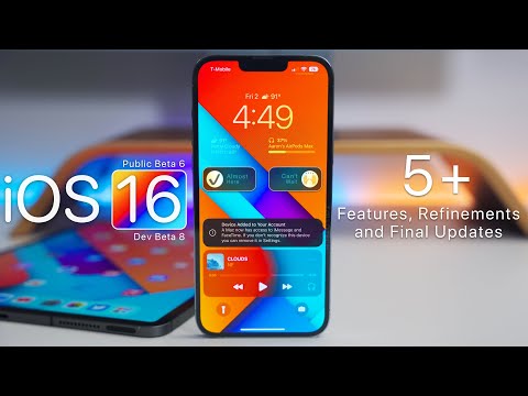 iOS 16 Beta 8 and Public Beta 6 - 5+ More Changes and Updates