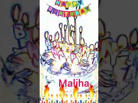 Maliha | Happy Birthday | Happy Birthday WhatsApp Status with Name | WhatsApp Status |(3)