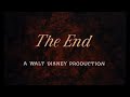 The End A Walt Disney Production End Credits 1960