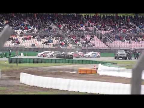 FIA WORLD RALLYCROSS RX Start 2nd Race at DTM Hockenheim 2015 opening with Petter Solberg! 1080p HD!