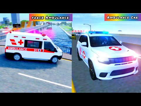 Emergency Ambulance Simulator Game-2022 |American City Drive Ambulance  #1