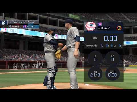 MLB pi live 2018 Gameplay vs a +10 yankees team