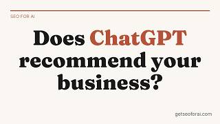 SEO for AI: Get cited by ChatGPT, Perplexity and Google AI Overviews