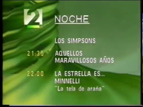 1992 - La 2 - Avance programación