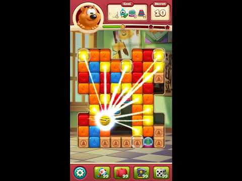 Toon Blast Level 7423 - NO BOOSTERS 🐻🐺🐱 | SKILLGAMING ✔️