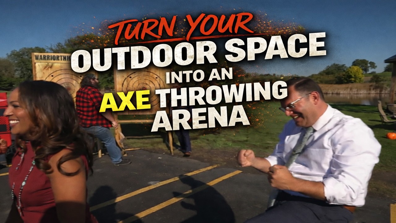 Promotional video thumbnail 1 for Indoor/Outdoor Mobile Axe Throwing