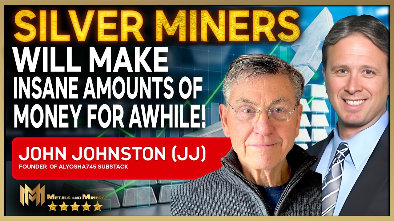 JOHN (JJ) JOHNSTON  | Silver miners will make insane amounts of money for awhile...Bullish!