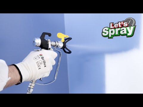 Verarbeitung mit der Brillux SF 23 Pro Select Dispersion (2/4) | Let's Spray mit Brillux