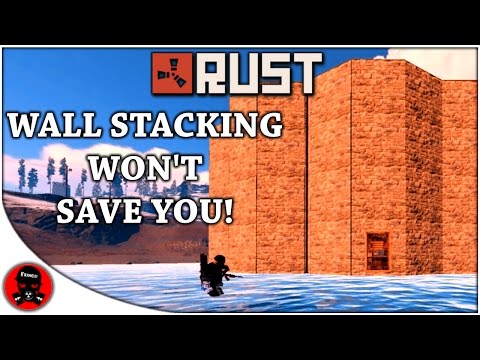 RUST RAID :  Wall Stacking Won't Help You!
