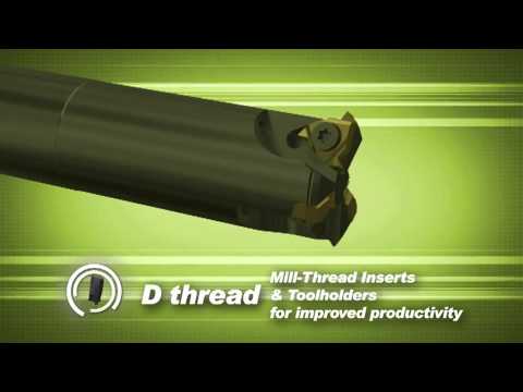D Thread Mill-Thread Inserts and Tool Holders