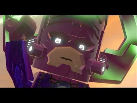 LEGO Marvel Super Heroes Walkthrough Finale - Final Boss + Ending and Credits (Galactus Boss Fight)
